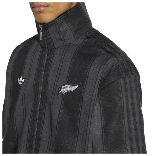 Adidas Ανδρική ζακέτα Originals & All Blacks Plaid Woven Firebird Track Top
